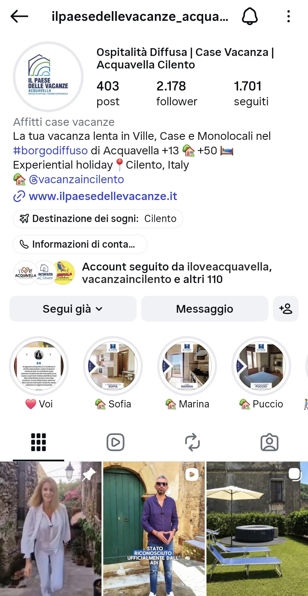 Gestione Social - Il Paese delle Vacanze
